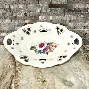 Vintage Apulum fine porcelain serving dish